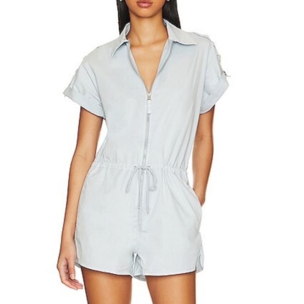 Pistola Meg Zip Romper Small Skyblue